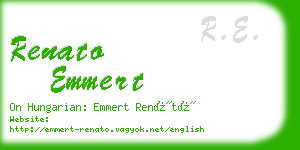 renato emmert business card